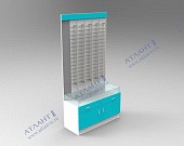 Витрина для оправ с демонстрационным накопителем