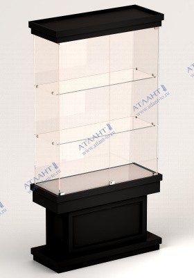 Витрина музейная ВМ-25 с декором