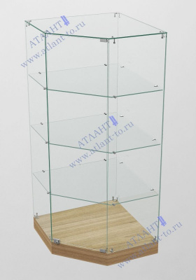 10Д-Витрина из стекла серия "Бюджет"